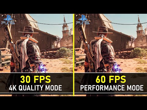 Evil West Graphic Comparison PS5 vs PS4 Pro 4k 60fps 