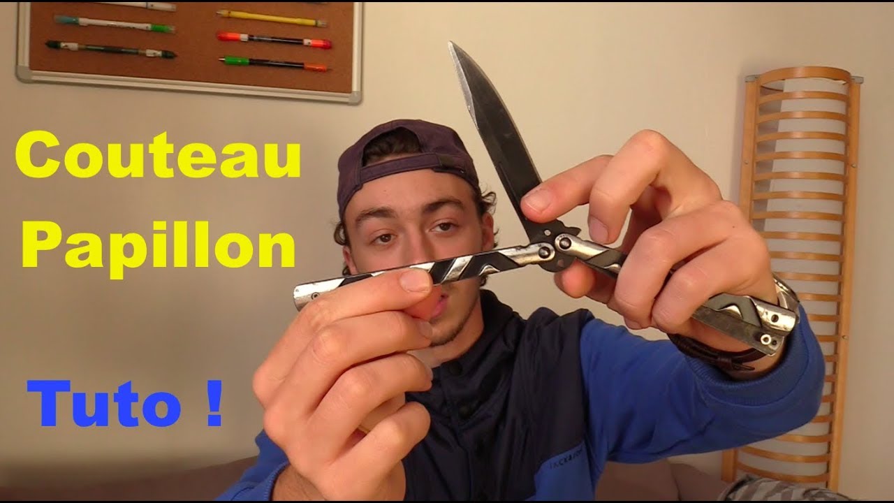 TUTO Couteau Papillon - Figure qui Tourne Beaucoup !! 