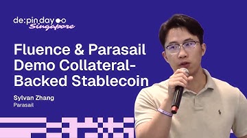 Crypto-Native Payments Go Live: Fluence & Parasail | Sylvan Zhang 🇸🇬 DePIN Day Singapore