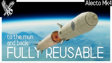 Fully Reusable to the Mun and Back! (100% Stock) | KSP Cinematic