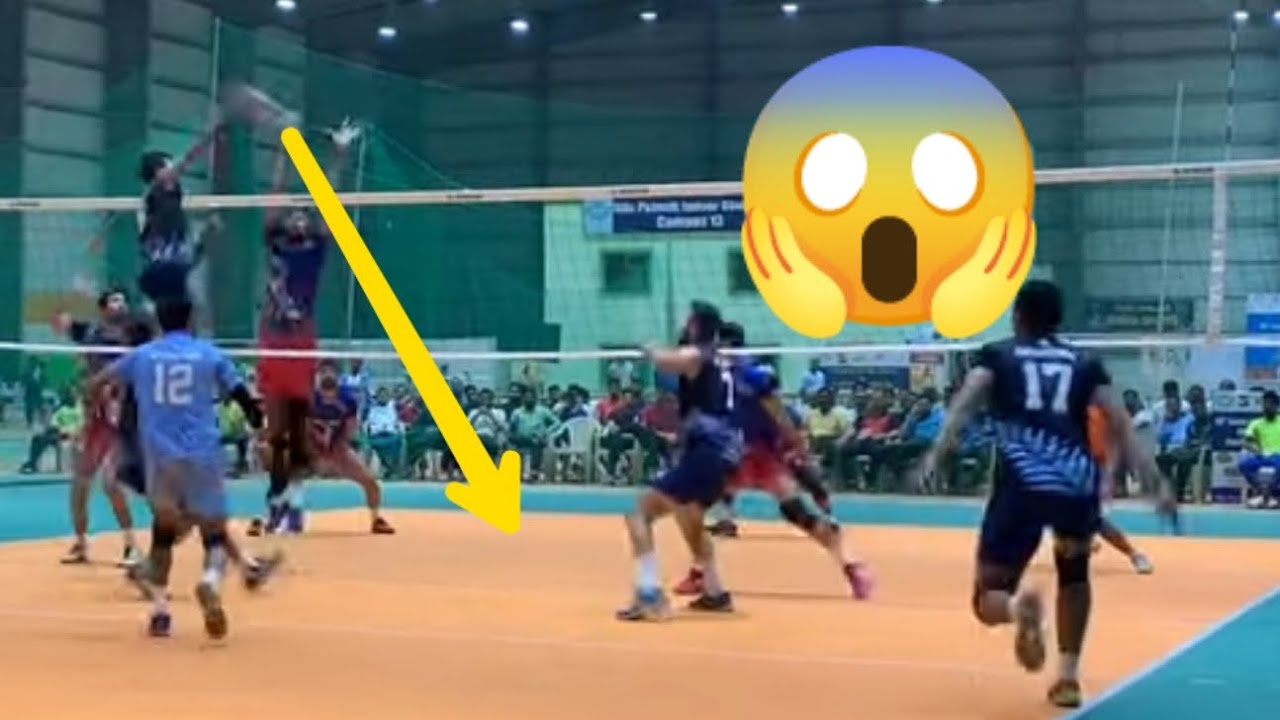 Match turn into fight (railway v Haryana) best volleyball match ever