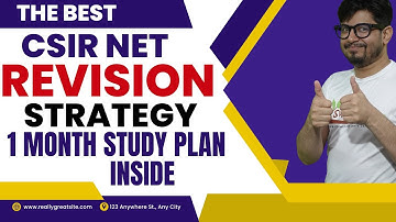 CSIR NET Life science revision strategy | How to revise CSIR NET life science syllabus in one month