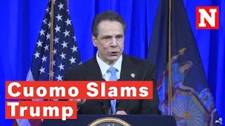 Andrew Cuomo Slams Trump In Ellis Island Speech: 'Never Forget Where You Came From'