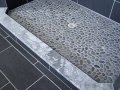 how to install porcelain wall and floor tile and pebble stone shower bathroom how to install porcelain wall and floor tile and pebble stone shower bathroom