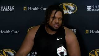Full interview with Mizzou offensive lineman Cam'Ron Johnson on the third week of Mizzou fall ...