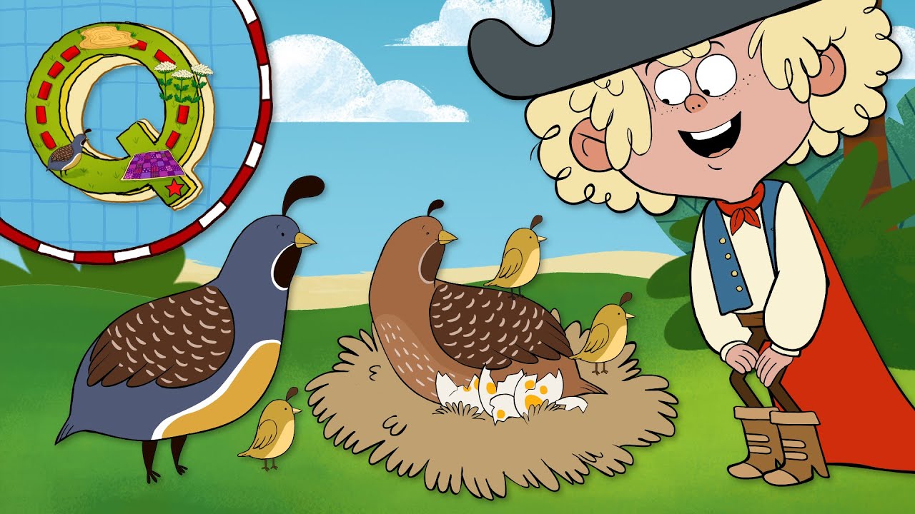 Captain Seasalt & The ABC Pirates visit "Q" island to learn about words that start with "Q"