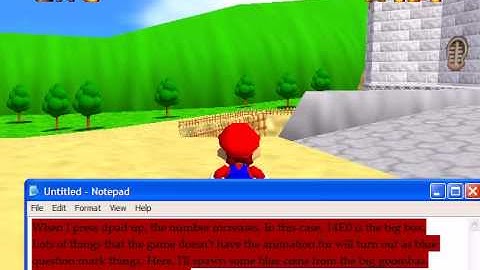 Super Mario 64 Spawn hacks.