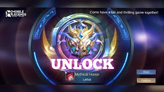 MYTHICAL HONOR UNLOCK USING THIS HERO