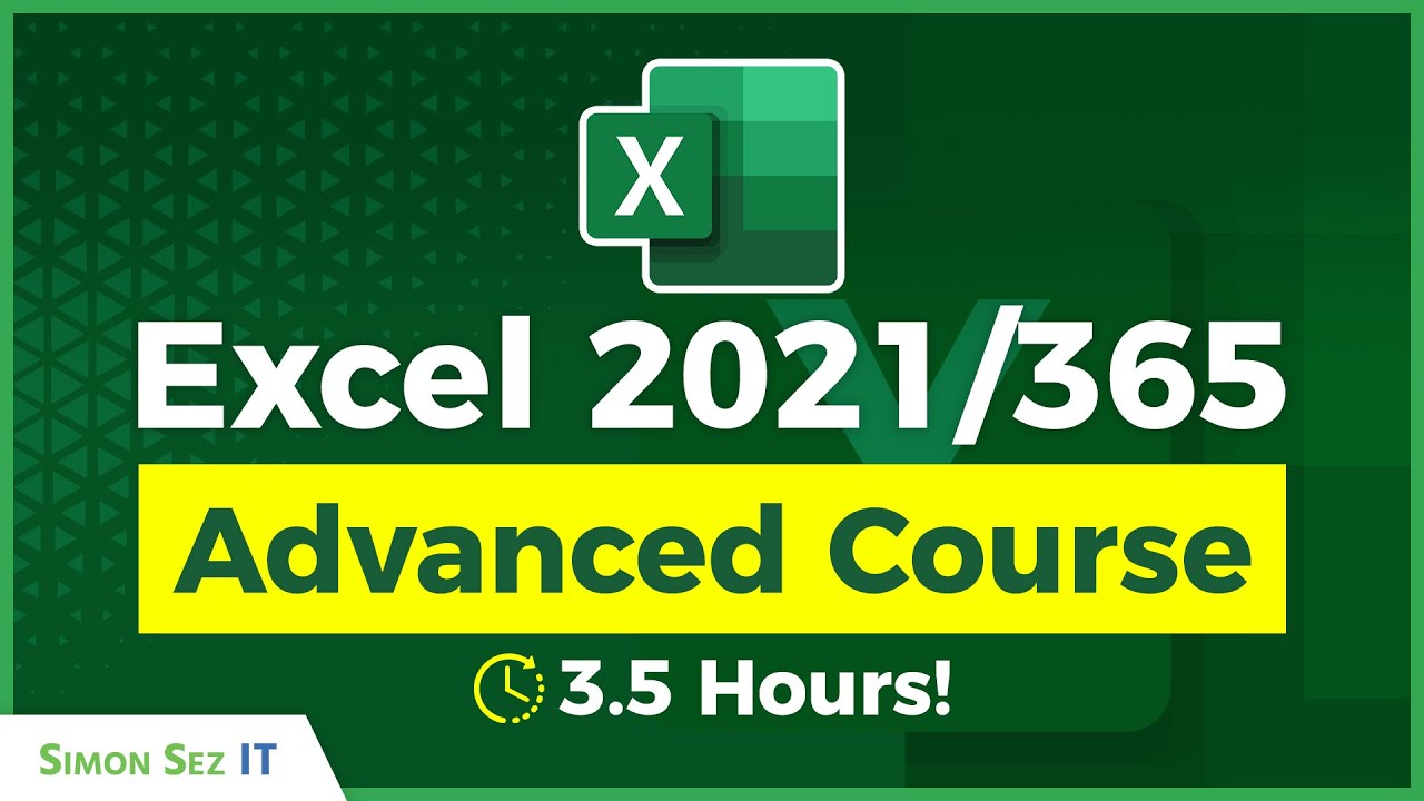 Microsoft Excel Advanced Training