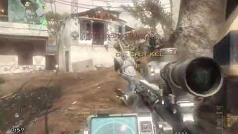MW3 INSANE ACCIDENTAL QUICKSCOPE!!!