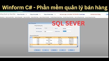 Chia sẻ source code phần mềm winform quản lý hóa đơn bán hàng csdl sql sever