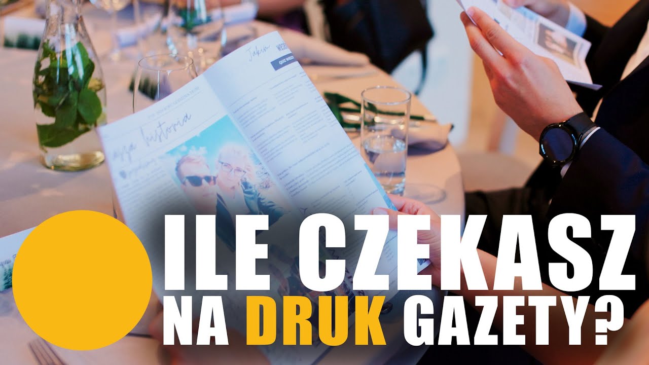 Gazeta Weselna – Gdzie wydrukować i ile czeka się na druk? - Druk Gazety Weselnej
