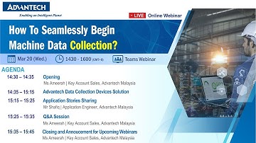 Advantech 4C Series: Episode 2: How to seamlessly begin machine data collection with Advantech