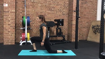 Dynamic Hip Flexor/Hamstring Stretch