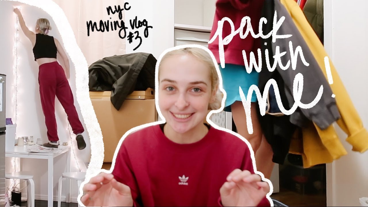 packing my nyc apartment & seeing what we said podcast live! // nyc moving vlog #3