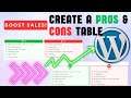 How to Add a Pros & Cons Table to Your WordPress Affiliate Blog (Easy Guide) - AffiliateX