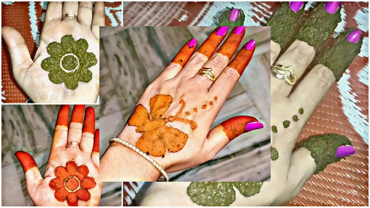 #Gorintaku #Designs గోరింటాకు తో డిజైన్స్ మరియు ఉపయోగాలు Easy design for Beginners 🥰 #Dillu❤️🥰