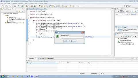 YENİ BAŞLAYANLAR İÇİN JAVA 10BÖLÜM 9 - Scanner Sınıfı ve JOptionPane Kulla