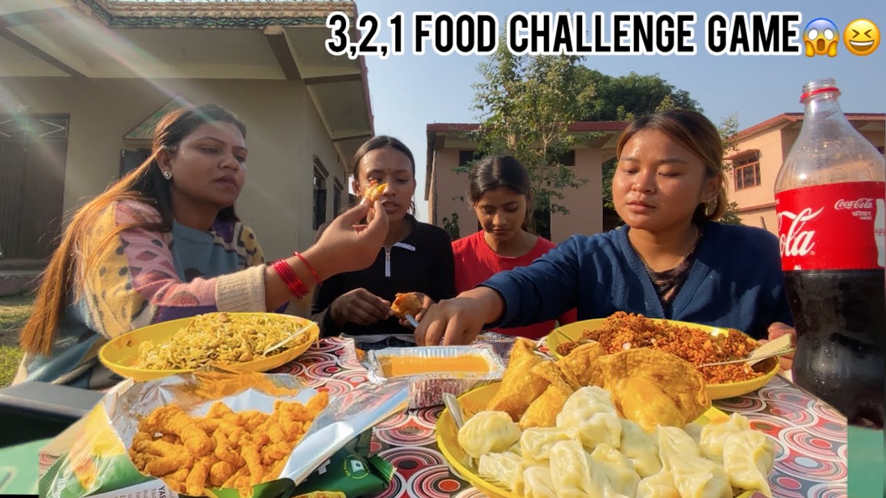 3,2,1 go food challenge game 😱 koley dherai khayo hola tw🤨🤔🤣 #supriyamagar #challenge #gameplay 