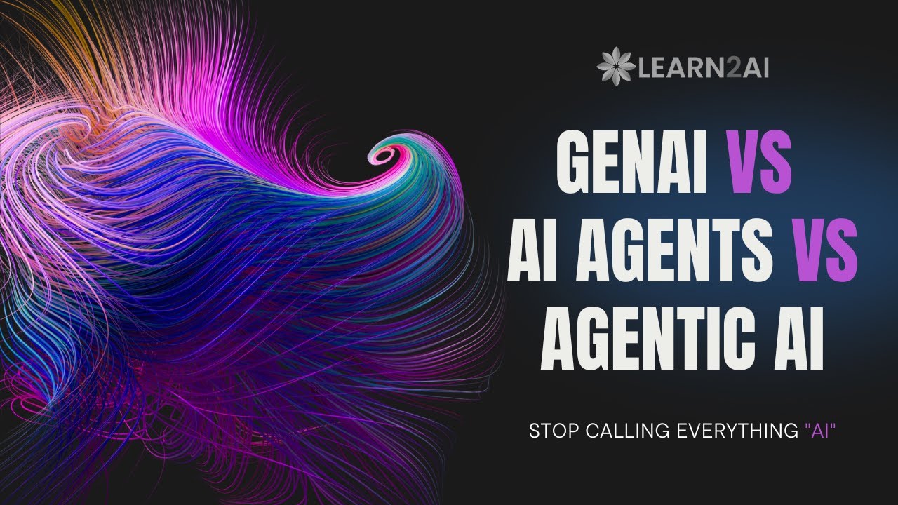 Generative AI vs AI Agents vs Agentic AI: The Ultimate Guide - YouTube