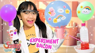 SAMANTHA LEARNS SCIENCE EXPERIMENT: FLYING BALLOONS WITHOUT BLOWING THEM ‼️ | SAMTING 🎨
