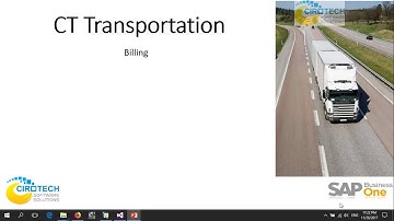 CT Transportation for SAP Business One - Billing
