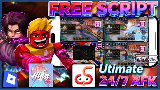 (10 GVIP 1d في الفيديو) كيفية استخدام UgPhone + سكربت Hyena Hub لعام 2026 في لعبة Anime Expeditio... screenshot 3
