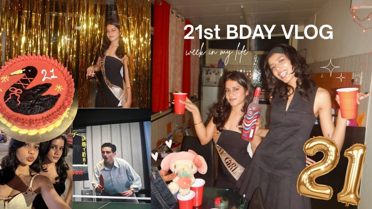 turning 21 💕 | week in my life, marty supreme + reading 