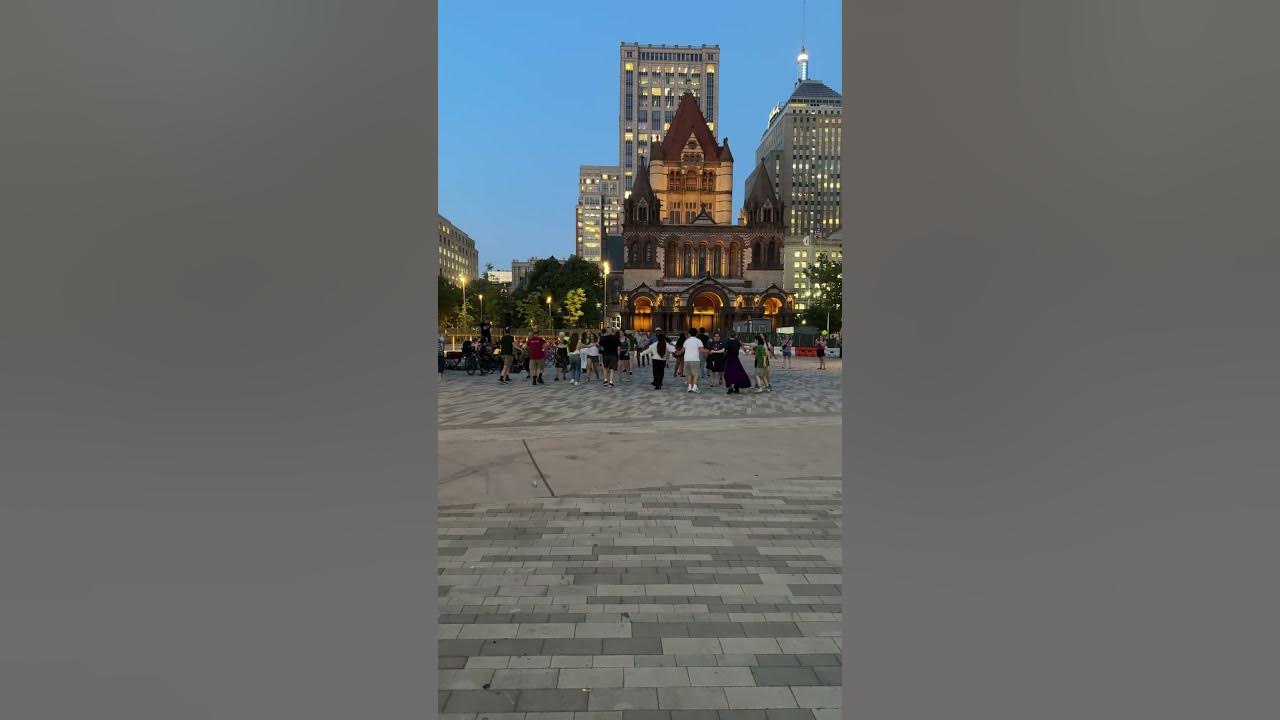 Scotland Scottish Ceilidh folk folklore dance dancing Boston Massachusetts Copley Square Park