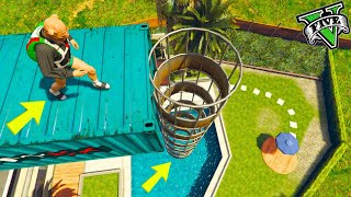 GTA 5 ONLINE 🐷 TUFFO PERICOLOSO IN PISCINA !!! 🐷 DAJE !!