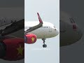 VIETJET A321-200 landing at Ho Chi Minh City Airport #shorts #plane #a321 #landing #vietjet