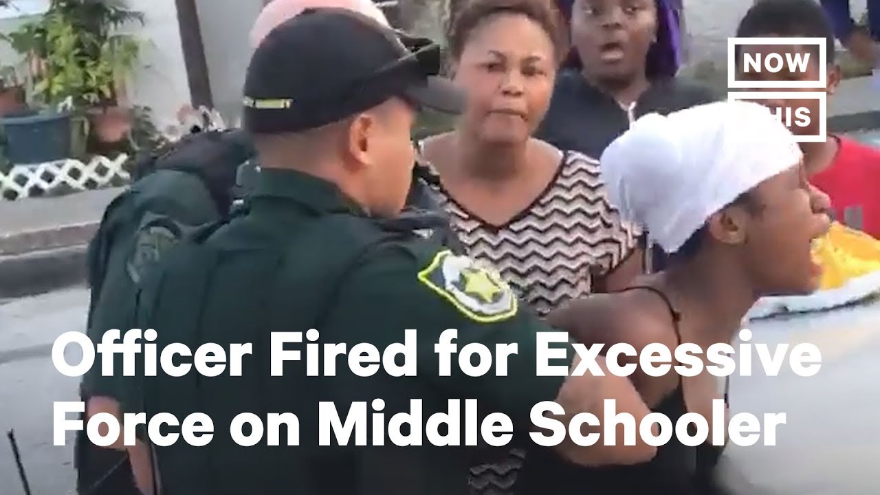 Officer Fired for Using Excessive Force on Middle Schooler | NowThis ...