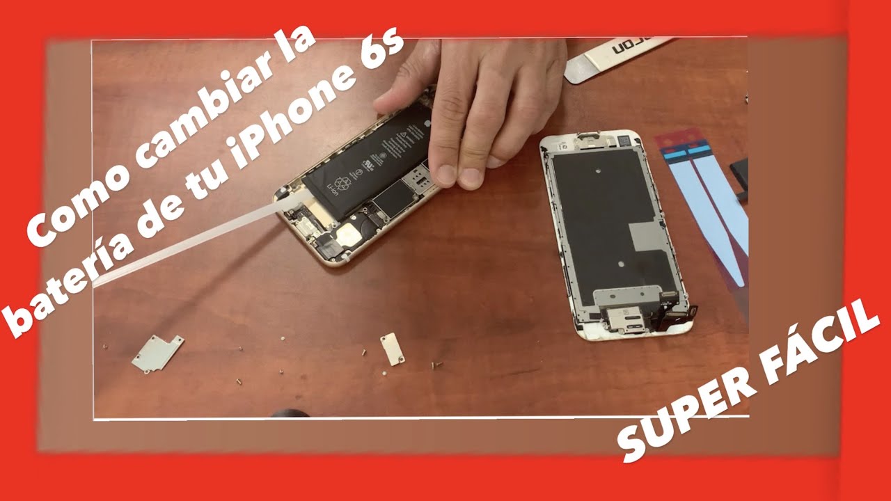 Cómo cambiar la batería de un iPhone 6s