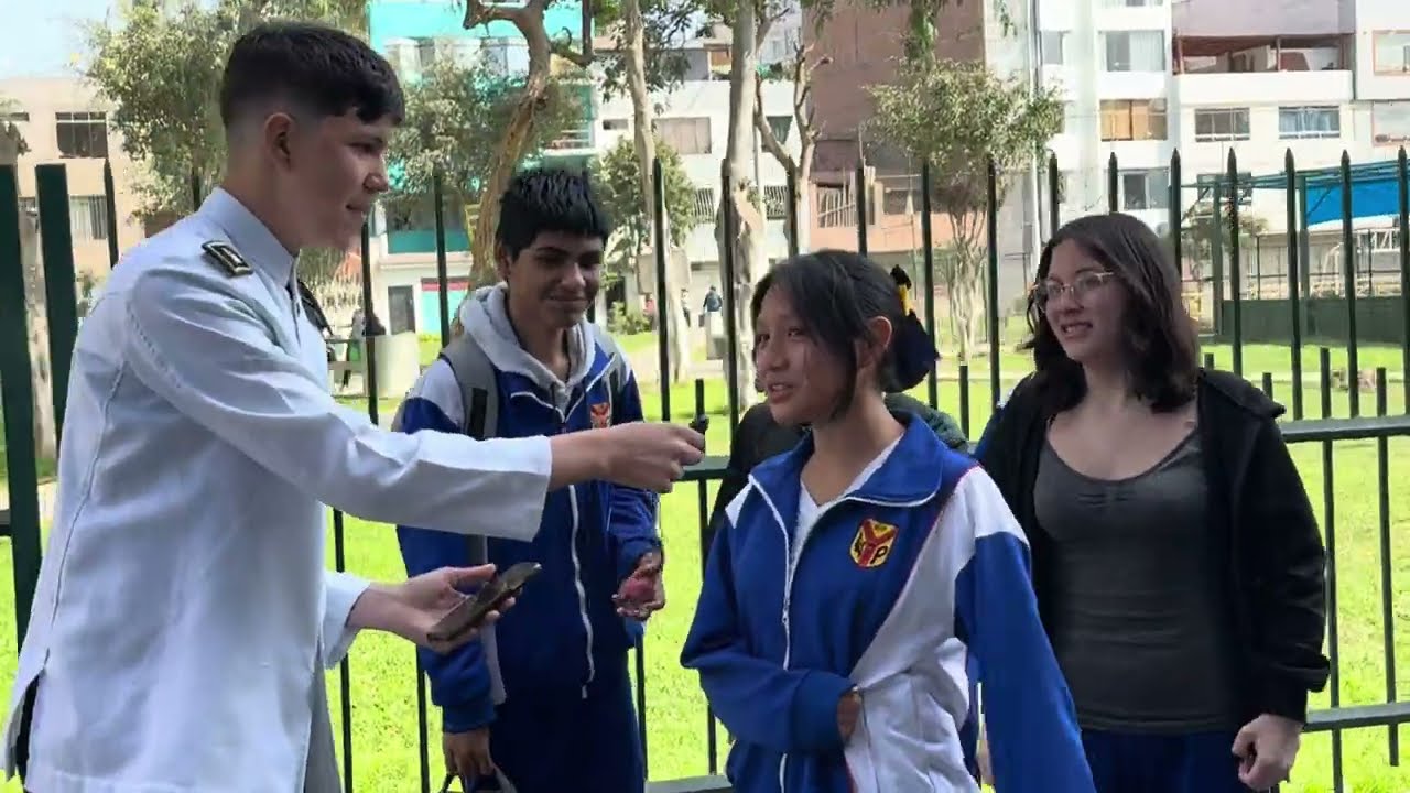 Chambelanes - Activación colegio Colegio Christian Barnard los olivos