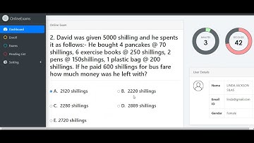 ONLINE EXAMINATION SYSTEM - Made with ADMINLTE
