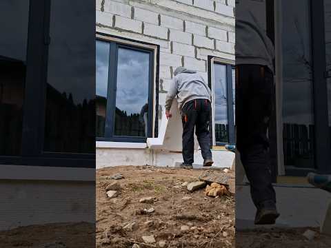Удачно упал #стройка