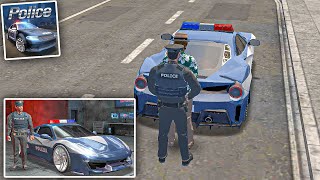 Police Sim 2022 - NEW OVILEX GAME - FERRARI 488 PISTA Police car driving - Android Gameplay #6 screenshot 5