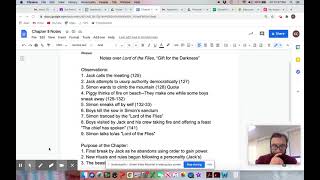 Lord of the Flies Chapter 8 Analysis