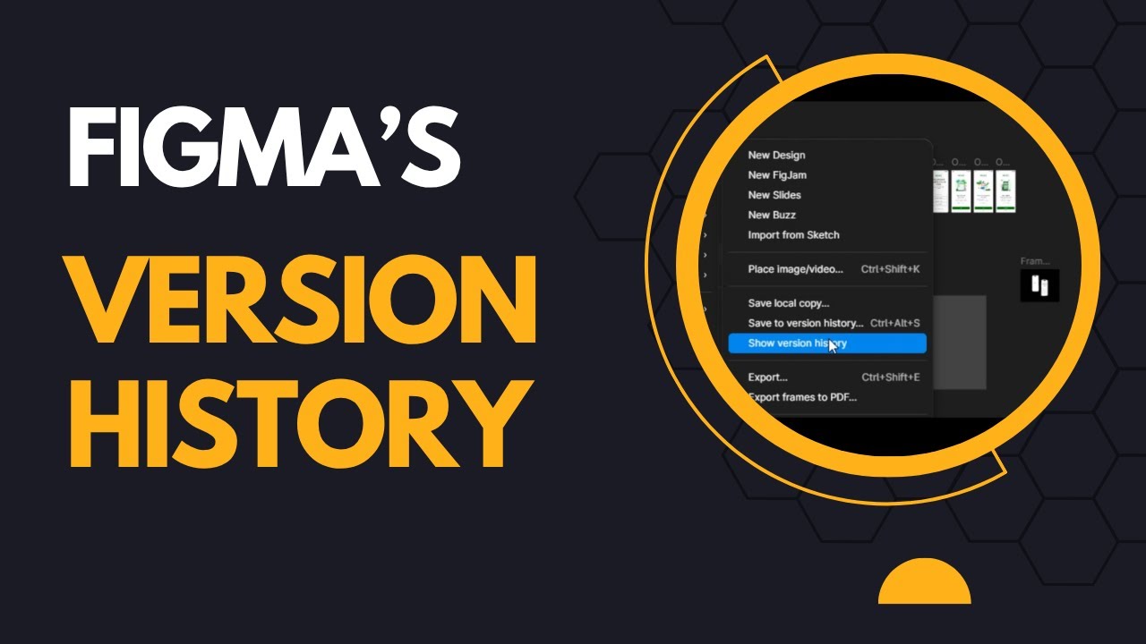 How to access version history in Figma - YouTube