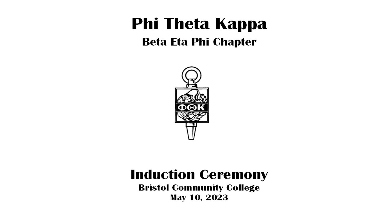 Phi Theta Kappa Induction Ceremony 2023 YouTube