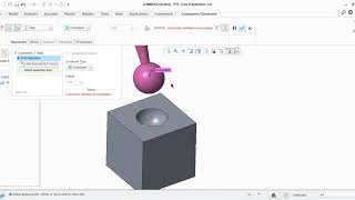 Ball Connection in Creo Assembly