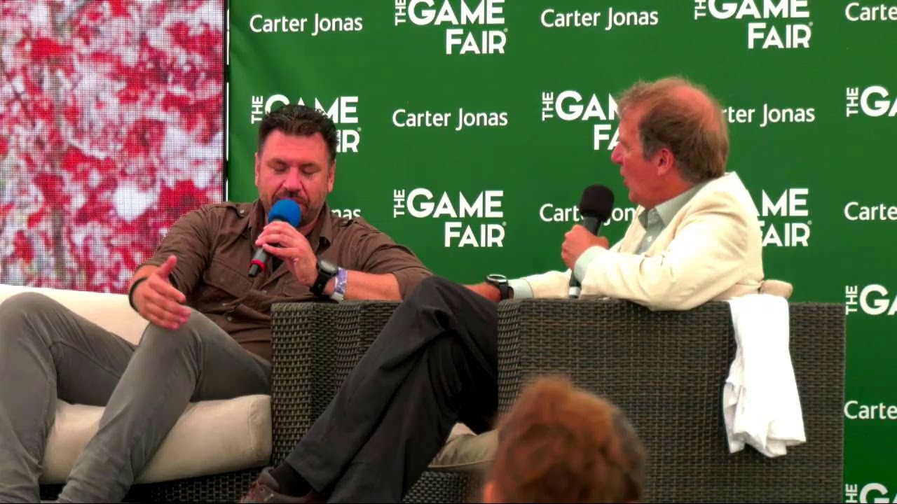 Amo the lost dog, Tim Bonner and wild boar hunting - Game Fair Theatre 2019