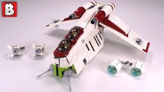 Awesomest Republic Gunship LEGO Model! LAAT Custom Build