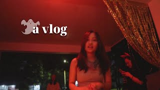 HALLOWEEN vlog (Trick or Treat 2022, Bird box costume) 👻🍭
