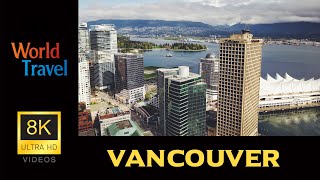 Vancouver, Canada by drone, Videos, Skyline, Cityscape, 4K