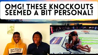 BRITISH FOOTBALL FANS' FIRST TIME EVER REACTING TO MMA | The SCARIEST Knockouts Ever Seen In MMA
