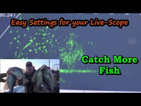 Best Live-Scope setting to see your lure and fish/ Panoptic Live