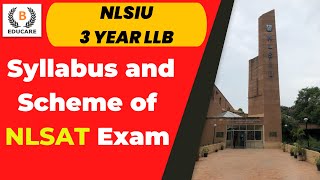 Syllabus and Scheme for NLSAT Exam | NLSIU Bengaluru | 3 Years LLB Programme @clatMHcetlawbyBeducare