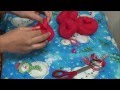 DIY plastic mesh dish scrubber DIY plastic mesh dish scrubber