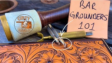 How to Use Bar Grounders for Leather Tooling